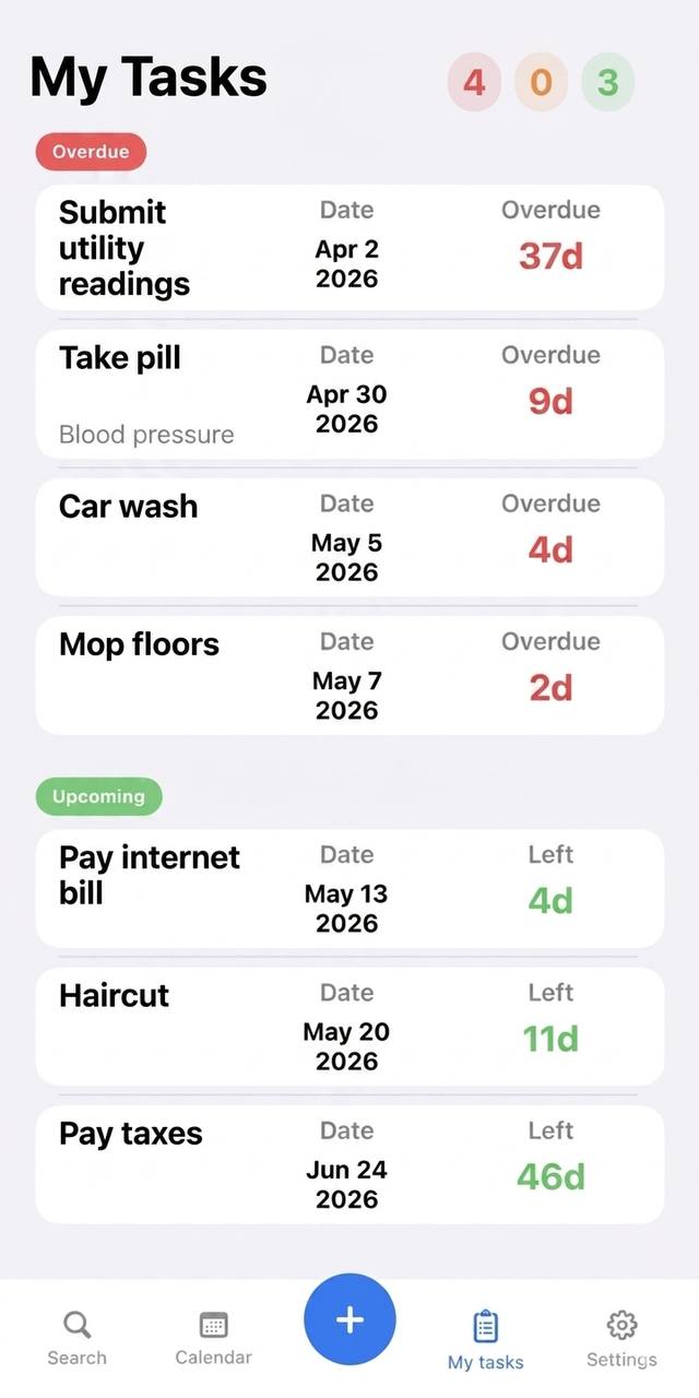 Loopy — recurring tasks