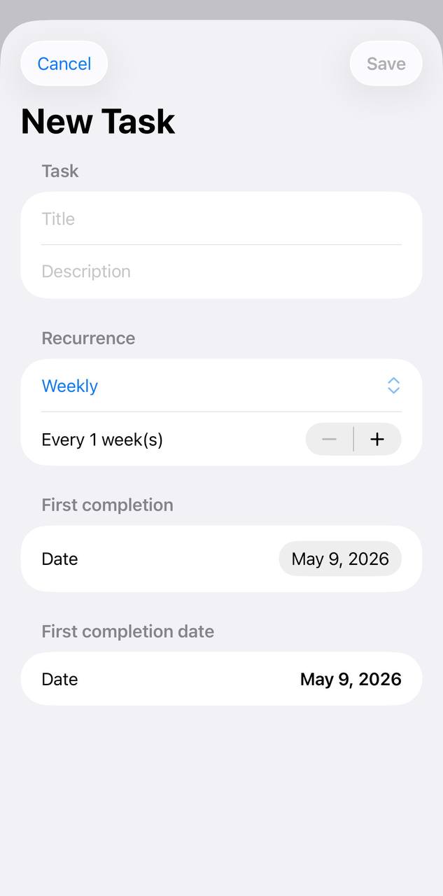 Loopy — calendar